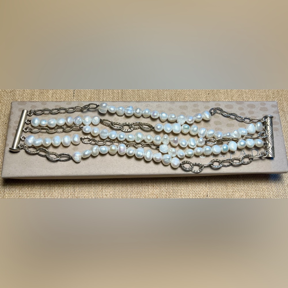 Silpada Five-Strand Pearl Bracelet
